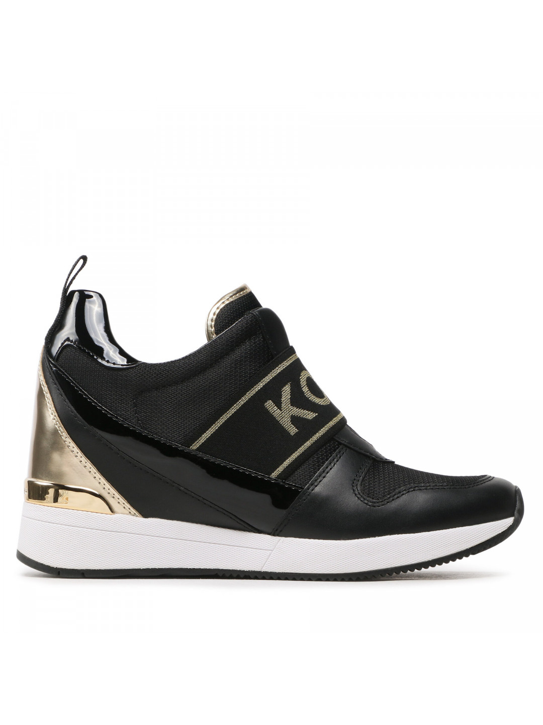 Sneakersy MICHAEL Michael Kors Maven Slip On Trainer 43F2MVFP1D Černá